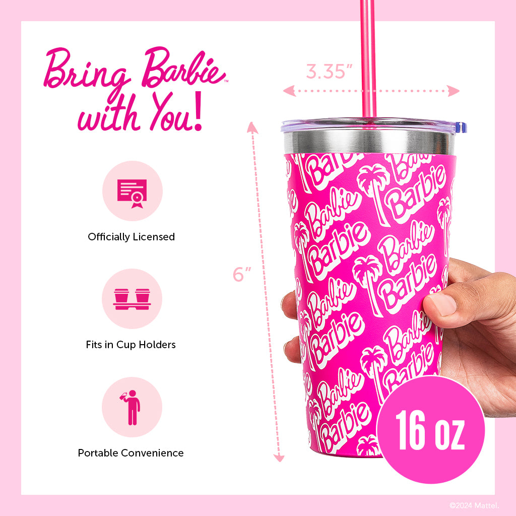 Barbie™ X Dragon Glassware® Tumbler - 16 Oz