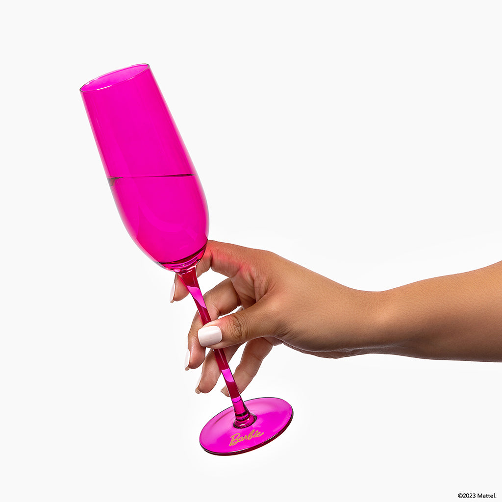 Barbie™ X Dragon Glassware® Champagne Flutes
