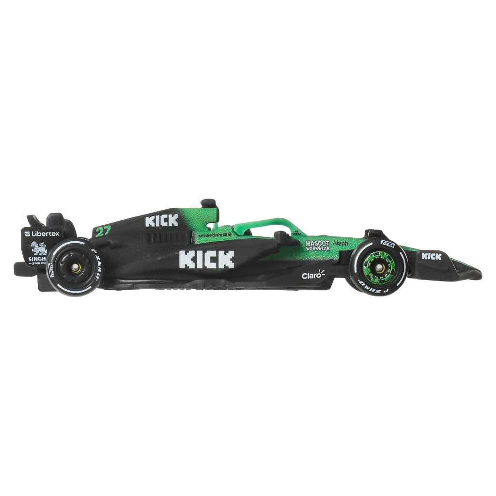 Hot Wheels Premium KICK Sauber 2025 Formula 1® Team #27 Nico Hülkenberg & Team #5 Gabriel Bortoleto