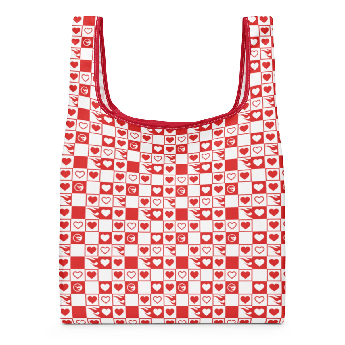 Hot Wheels Checkered Hearts Multi Tote