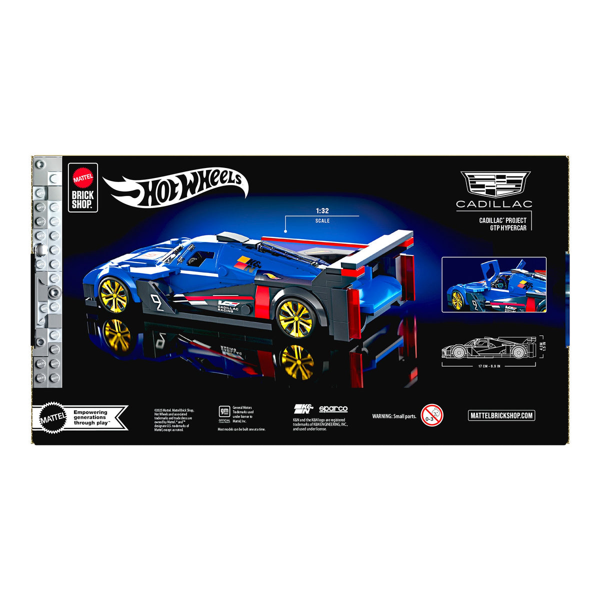 Mattel Brick Shop Hot Wheels Cadillac Project GTP Hypercar Building Set