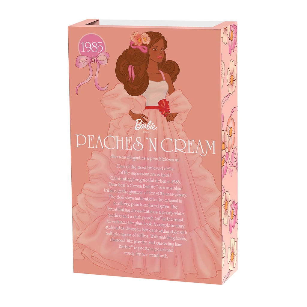 Peaches ‘n Cream Barbie Doll, Brown Hair