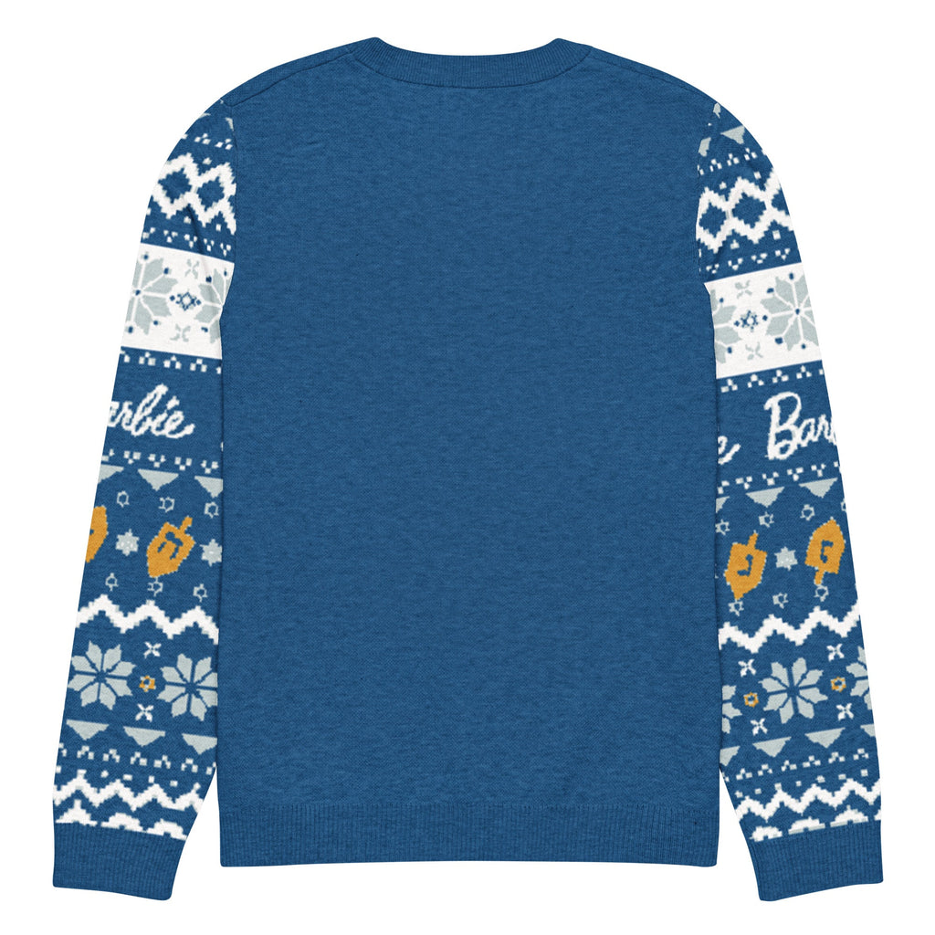 Barbie Hanukkah Blue Ugly Sweater