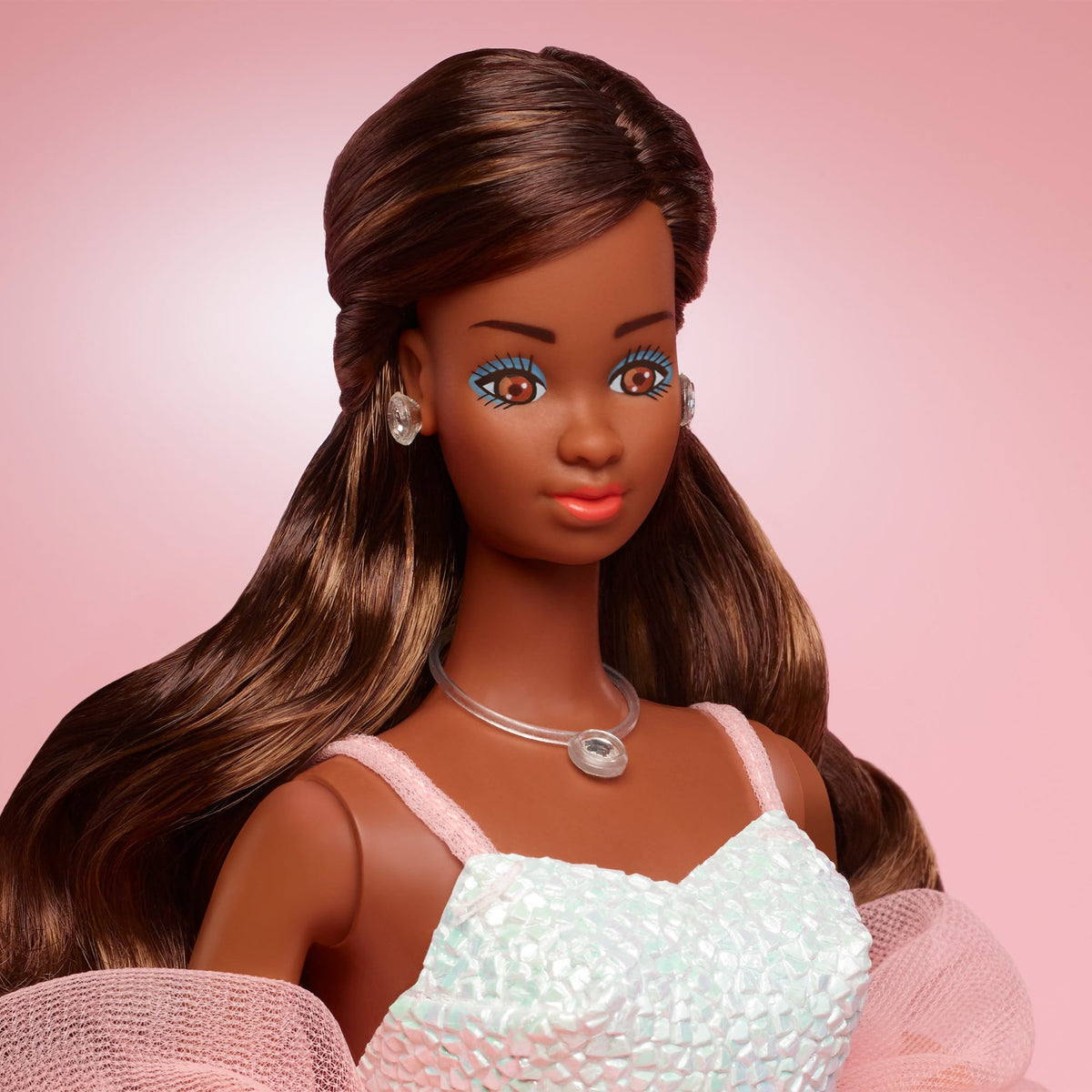 Peaches ‘n Cream Barbie Doll, Brown Hair